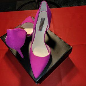 INC International Concepts Fuschia Suede Pumps